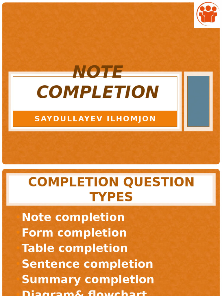3.note Completion | PDF