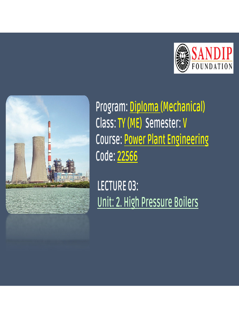 High Pressure Boiler Overview and Types | PDF | Boiler | Steam