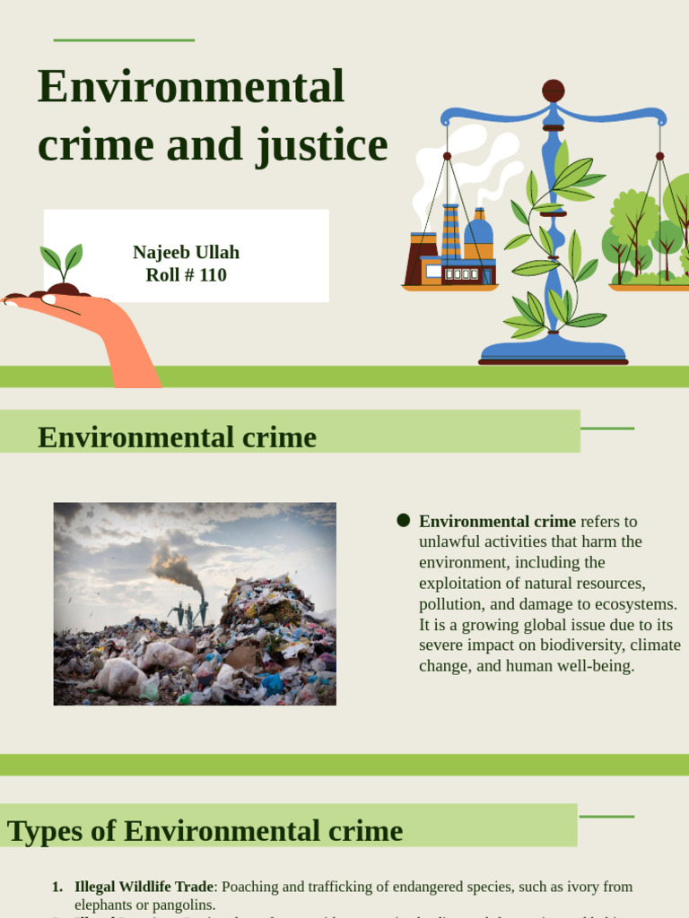 Understanding Environmental Crime and Justice | PDF | Logging ...