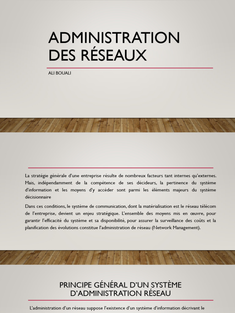 Administration Des Réseaux | PDF | Protocoles Internet | Suite des ...