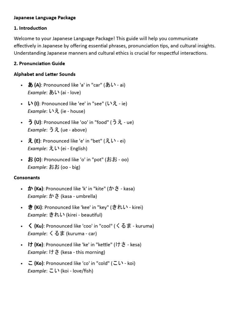 Japanese Language Pdf Linguistics