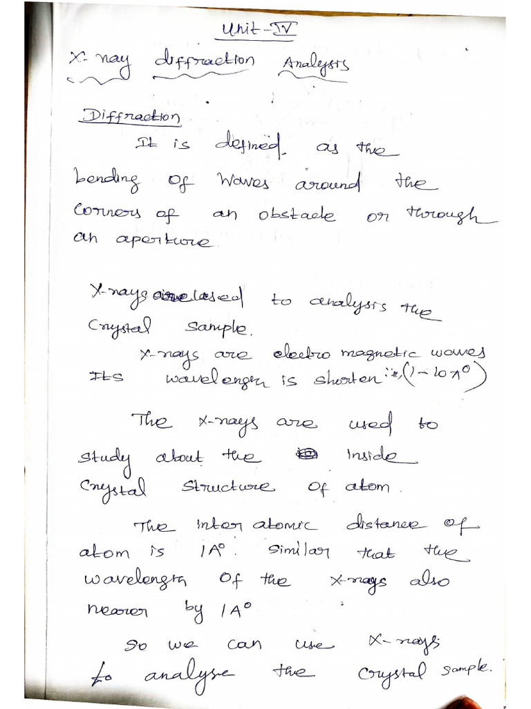 X-ray diffraction analysis | PDF