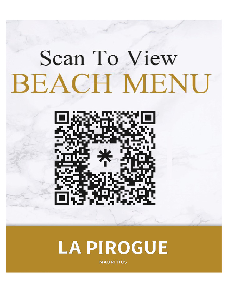 Scan Beach Menu | PDF