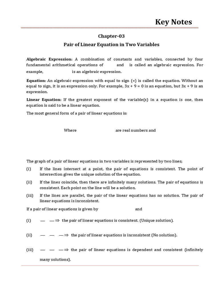 CH 3 Maths | PDF