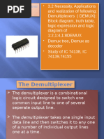 De-Multiplexer Design and Implementation | PDF | Computer Engineering ...