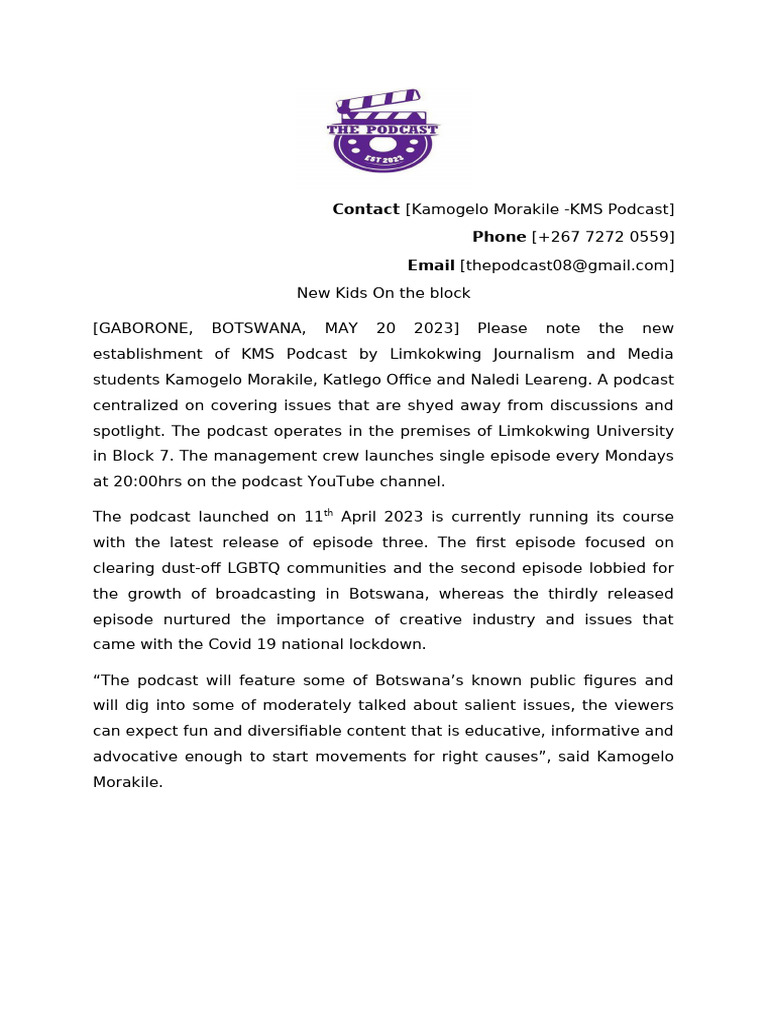 Press Release-3 | PDF