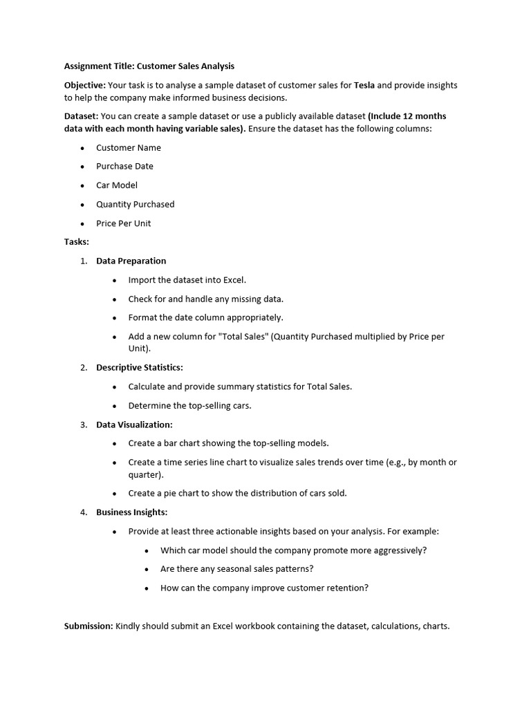 Data Analysis Assignment | PDF