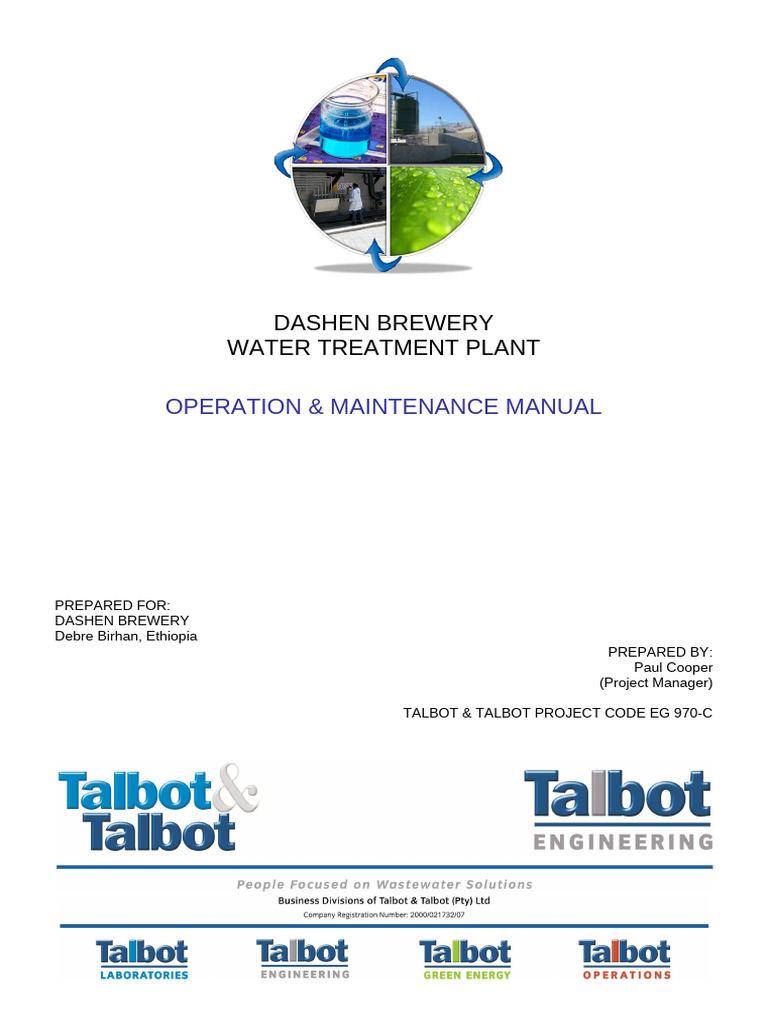Wtp-Operation & Maintenance Rev 0 | PDF | Water Purification | Water ...
