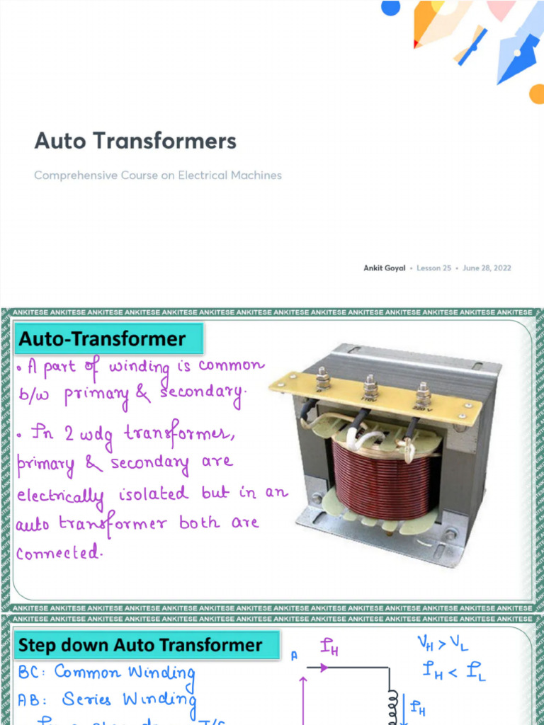 Auto Transformers With Anno | PDF