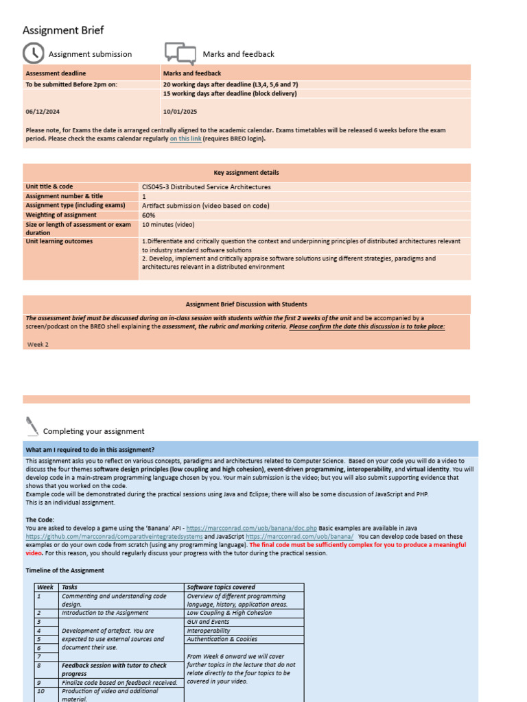 CIS045-3 Assignment Overview and Guidelines | PDF | Interoperability ...