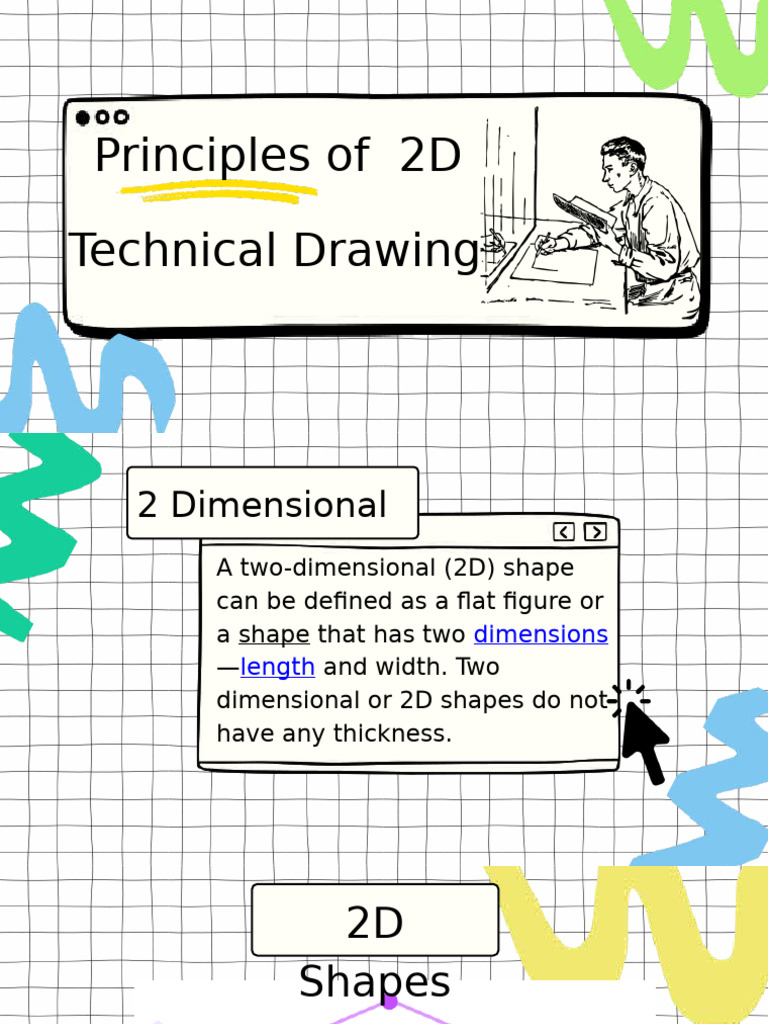 Principles of 2D Technical Drawing | PDF