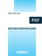 Getting Started Guide: Cp1L Cpu Unit