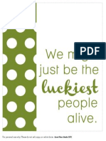 Luckiest People Polka Dot-Olive