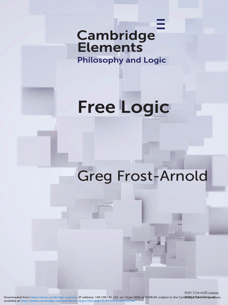 Free Logic | PDF | Logic | Truth