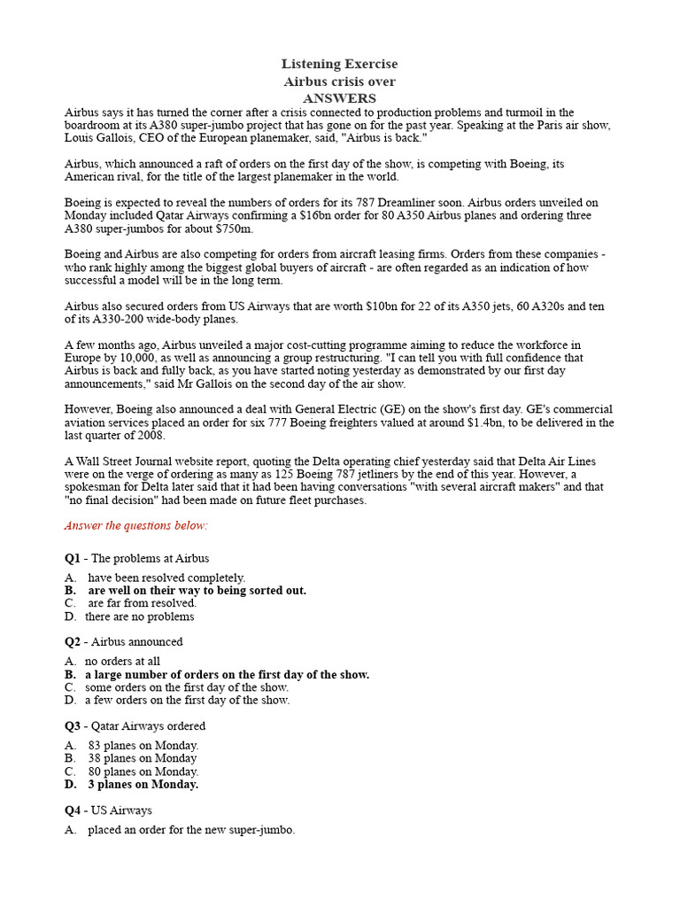 AIRBUS CRISIS OVER visual data 4