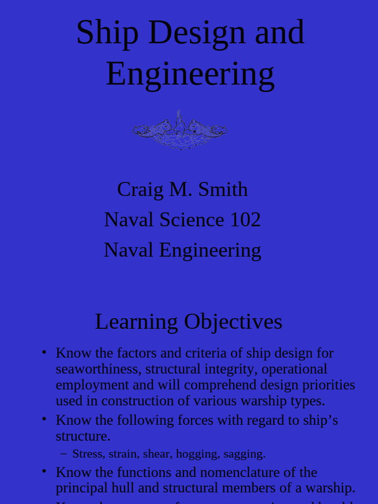 Ship Design and Engineering | PDF | Submarines | Naval Ships