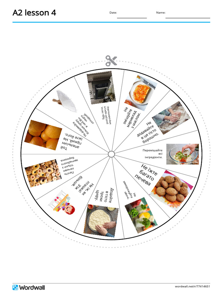 A2 Lesson 4 Spin The Wheel | PDF