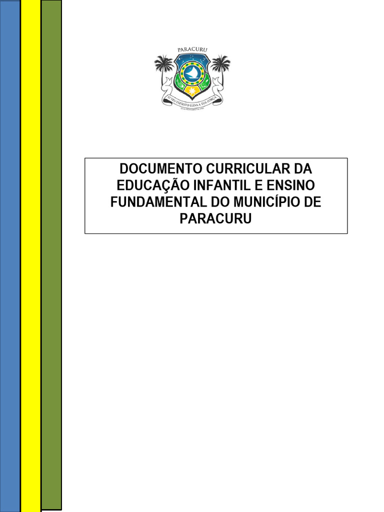 Documento Curricular 2024 0000001 | PDF | Pré-escola | Pedagogia