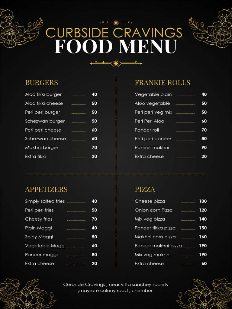 Final Veg Menu | PDF
