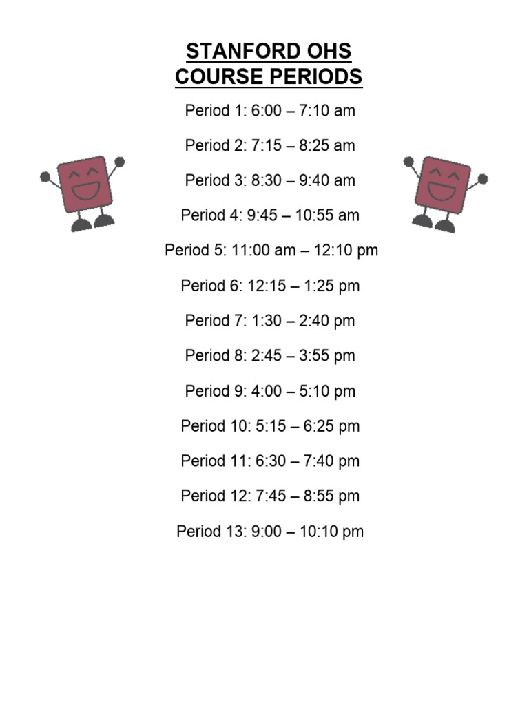 Course Periods | PDF