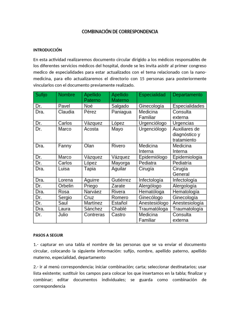 rfd | PDF | Medicina CLINICA | Especialidades Medicas
