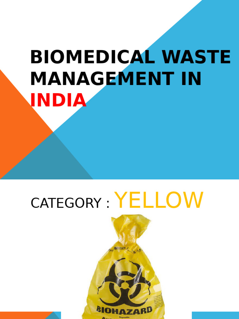 Colour Coding in Biomedical Waste Management | PDF | Waste | Waste ...