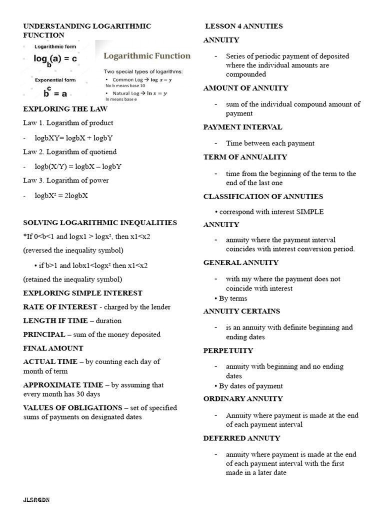 GEN MATH FINALS Reviewer | PDF | Mathematical Finance | Mathematics
