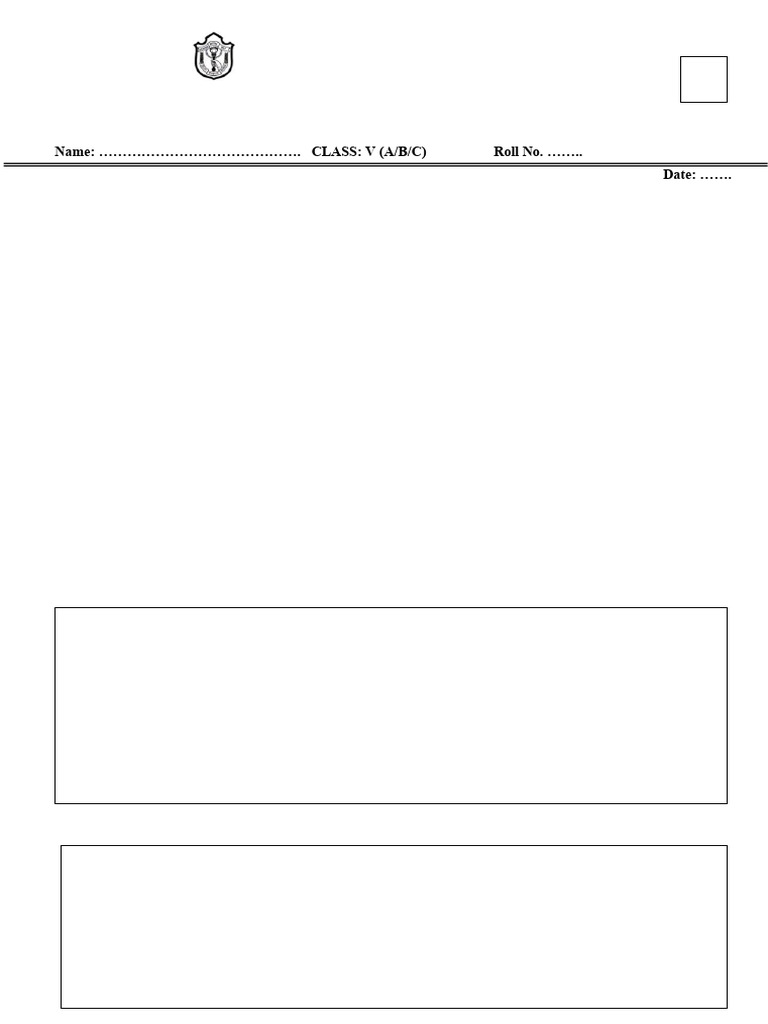 Class V Mathematics Assignment 2024-25 | PDF