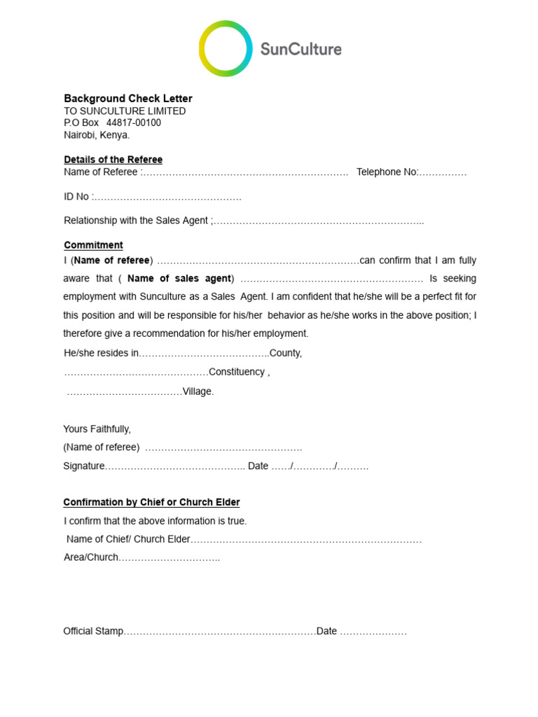 Recommendation Form | PDF