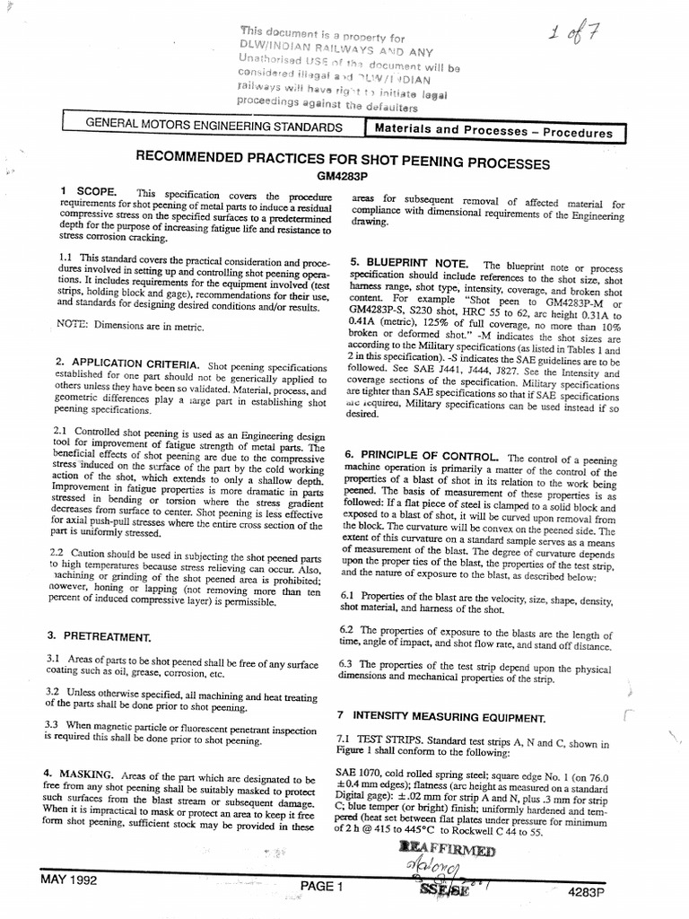 GM 4283 P | PDF