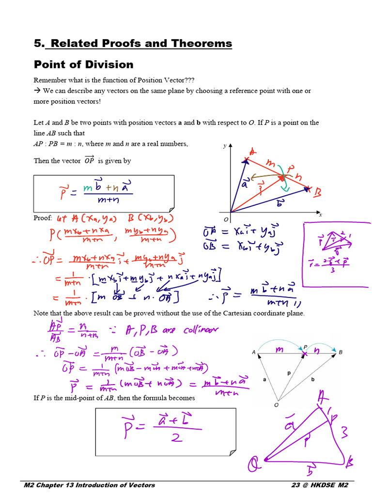 M2 Chapter 13 Introduction of Vectors (V 2021) | PDF | Circle | Sphere