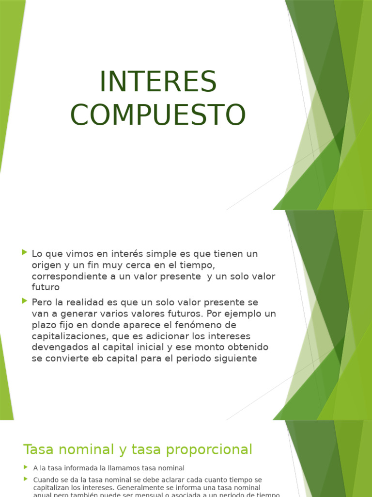 Guía Completa sobre Interés Compuesto | PDF | Interés | Interés compuesto