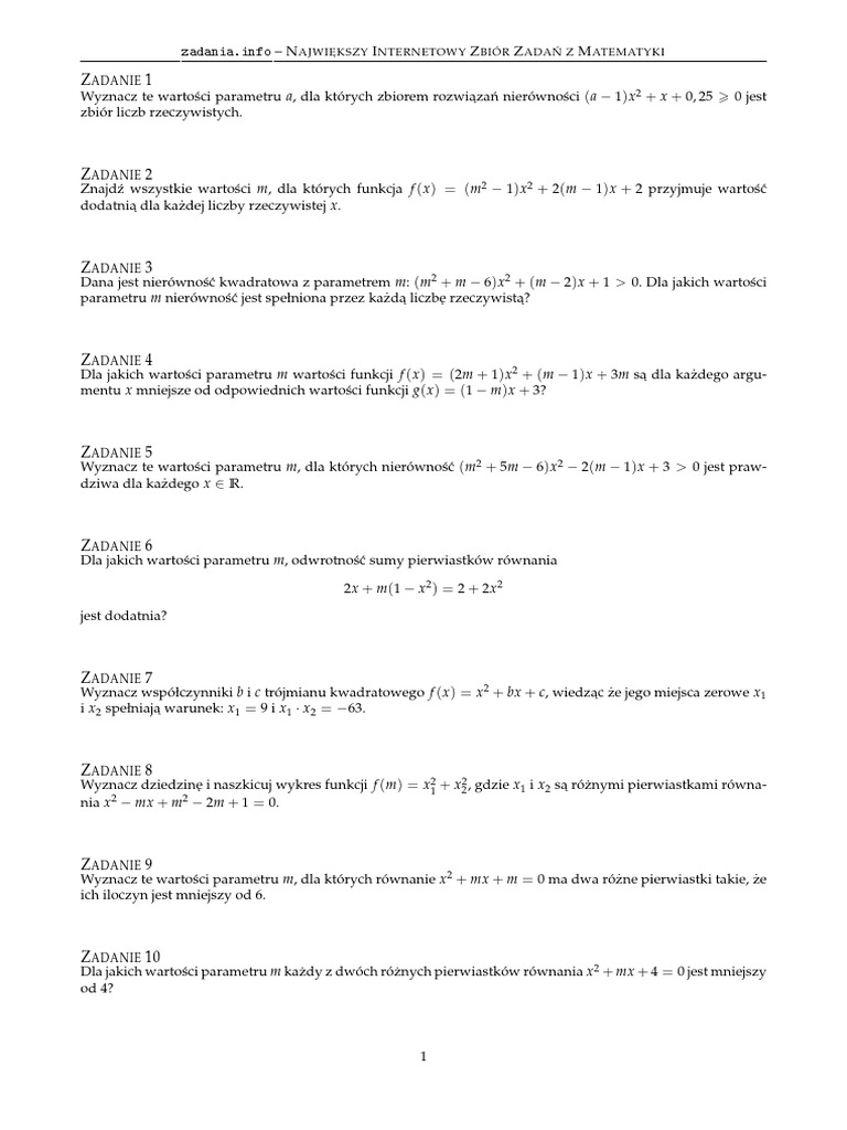 Parameter Mathematic | PDF