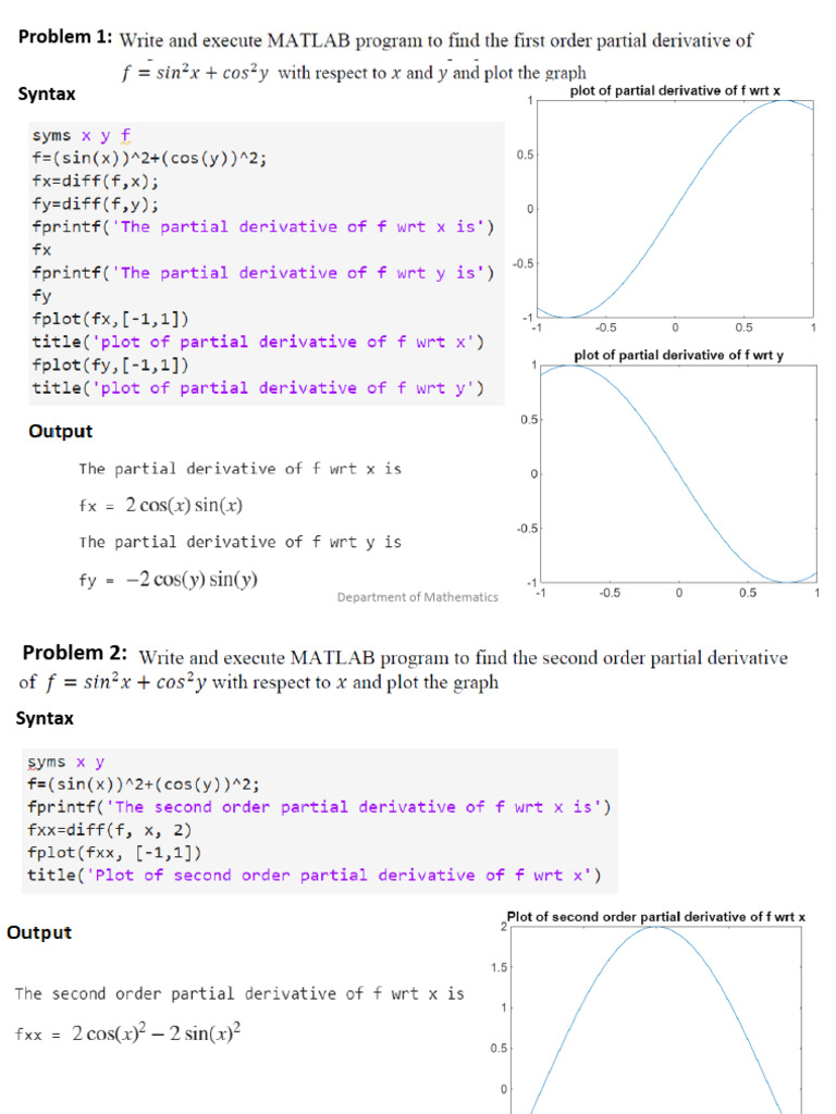 BMATCS11_Matlab_Material (1) | PDF | Eigenvalues And Eigenvectors | Algebra