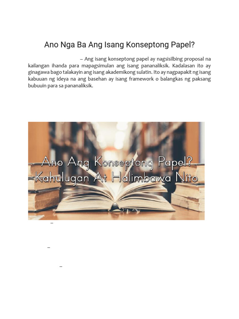 K2 L8 Konseptong-Papel | PDF