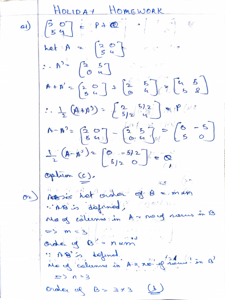 Maths Assignment | PDF