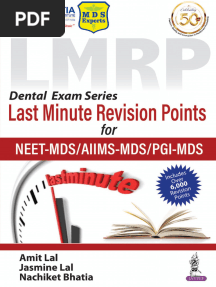 Lmrp for Neet Mds,Aiims Mds,Pgi Mds 2