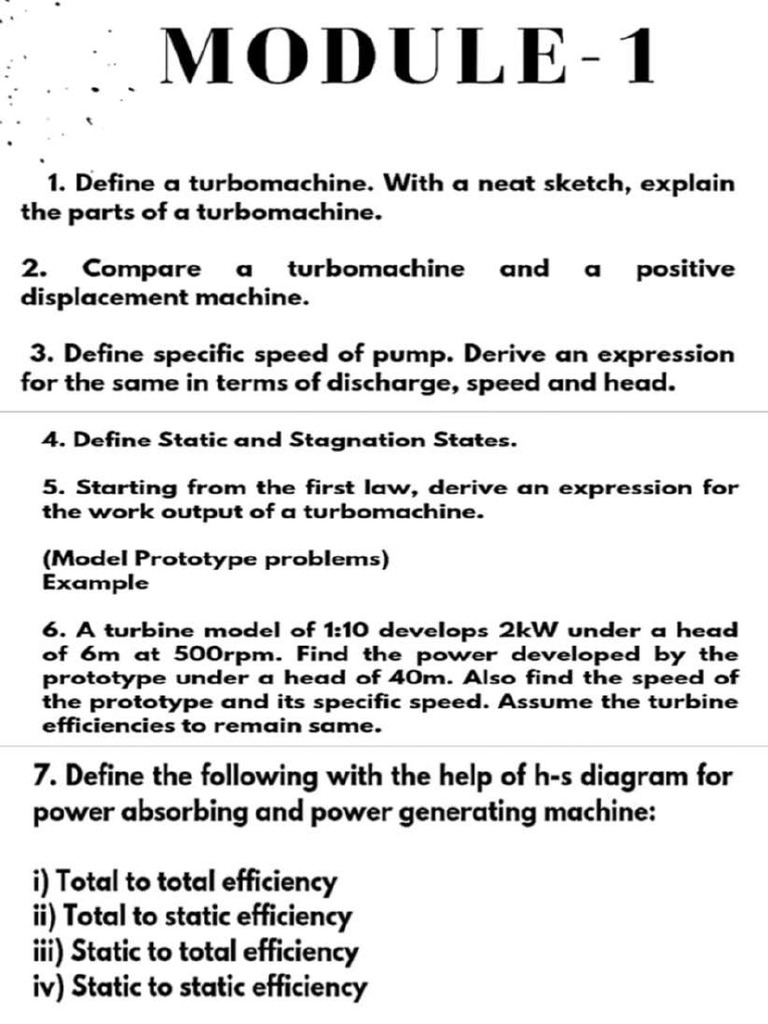 TM Important Questions | PDF