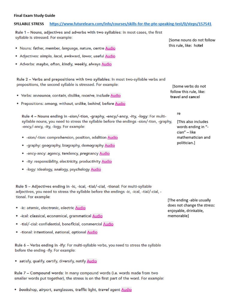 Final Exam Study Guide 2 | PDF