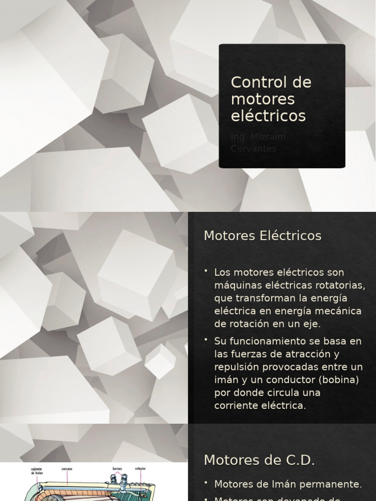 Control de Motores Eléctricos | PDF | Motor eléctrico | Dispositivos ...