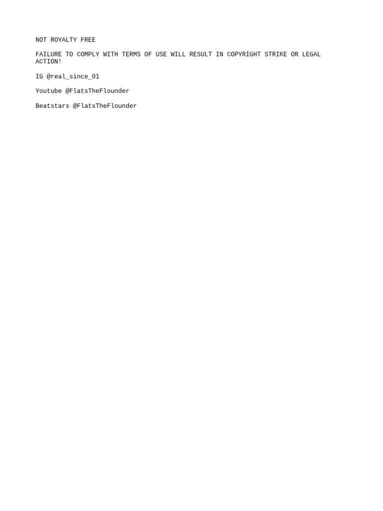 IG @real Since 01 | PDF