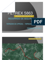 Recorrido de Seguridad Para El DTM de Rig 5863 de Petrex (Desde Yapacani 22 Hasta Yapacani 20)