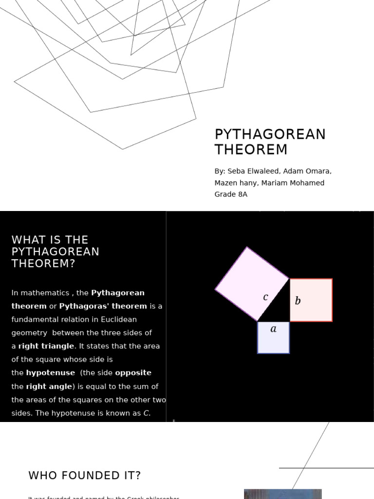 Pythaogrean Thereom | PDF | Euclidean Geometry | Elementary Geometry