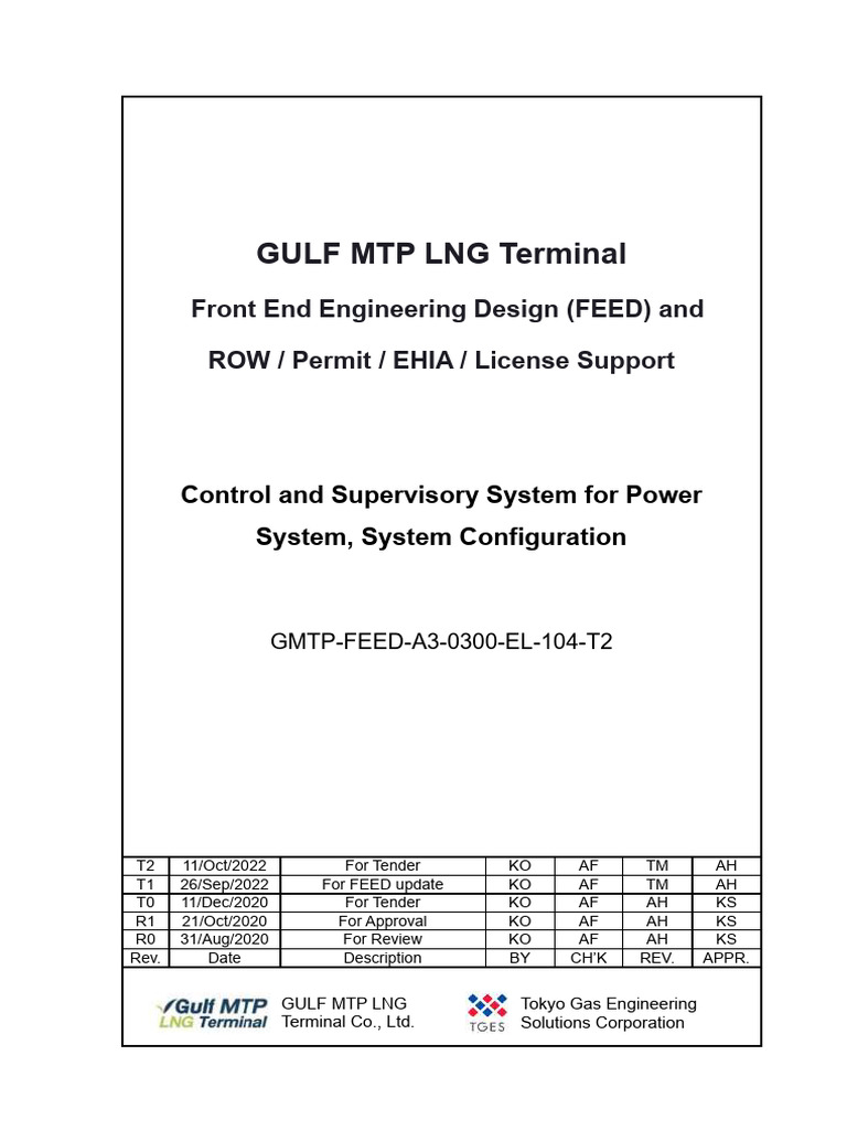 2 - 3 GMTP-FEED-A3-0300-EL-104-T2 - Control and Supervisory System For ...