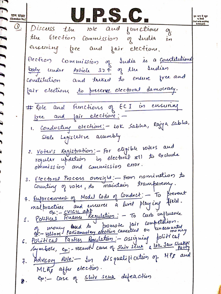Election Commission Functions and Reforms | PDF