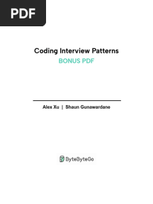 Coding Interview Patterns - Nails your interview - Alex Xu - 2024