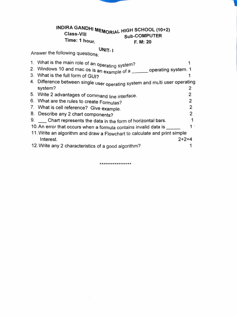 Class-8, Computer, 05 - 07 - 24 - 2799 - SM | PDF