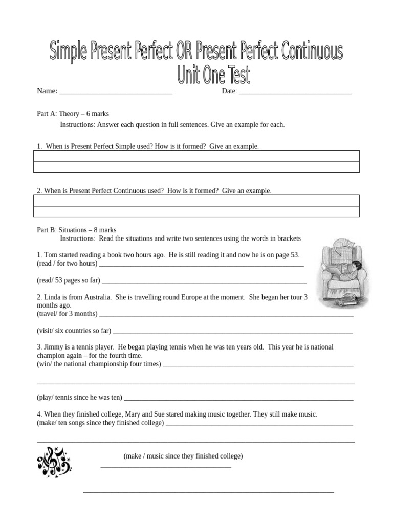 Present Perfect Tense Exercises | PDF