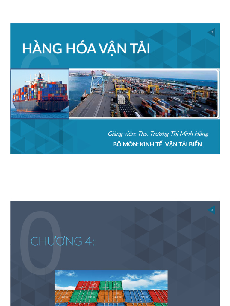Hàng Container Elearning | PDF