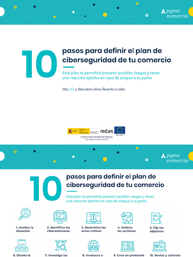 Pasos para Definir Plan de Ciberseguridad | PDF